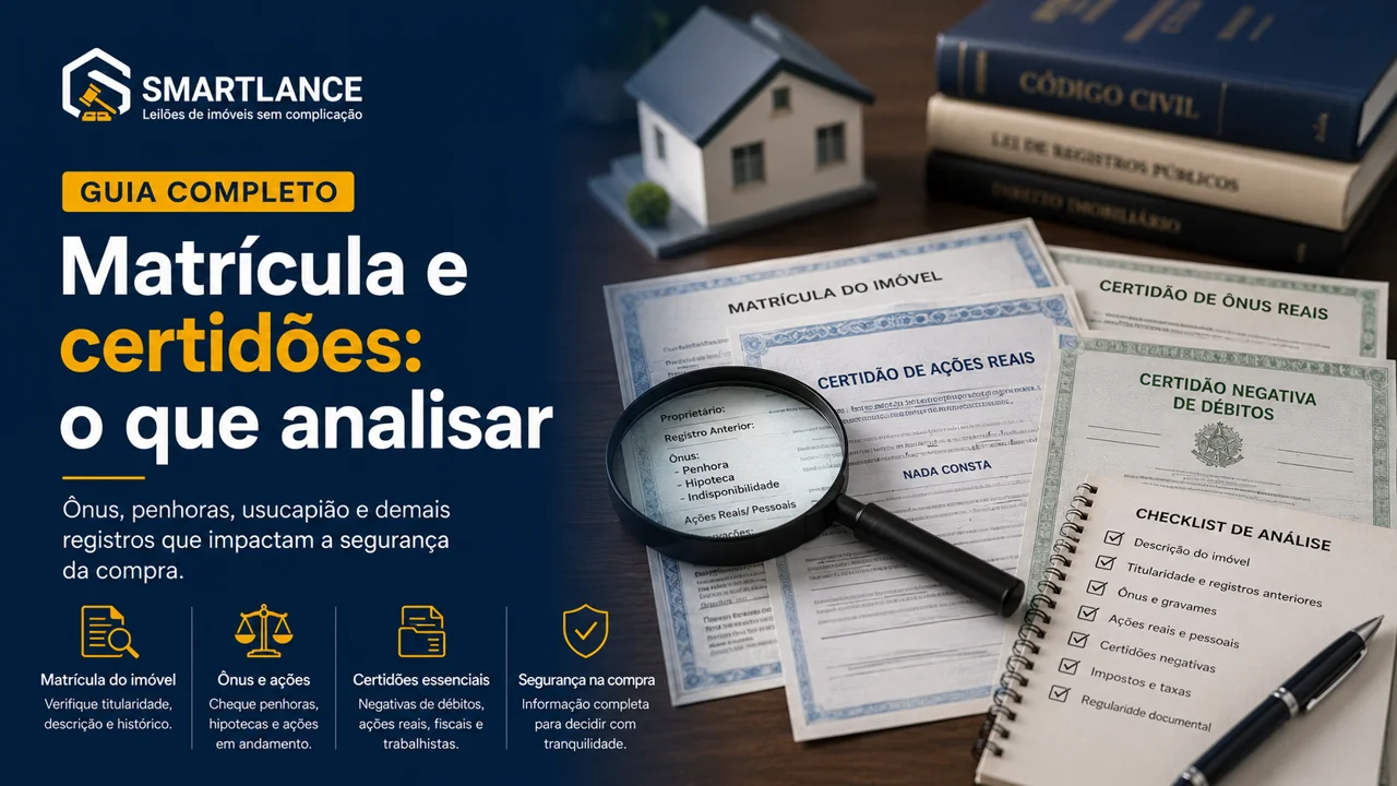 Matrícula e certidões: o que analisar